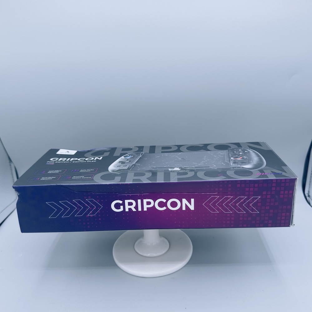 NexiGo Gripcon Switch OLED Controller Hall Joystick Turbo Motion Clear Gamepad